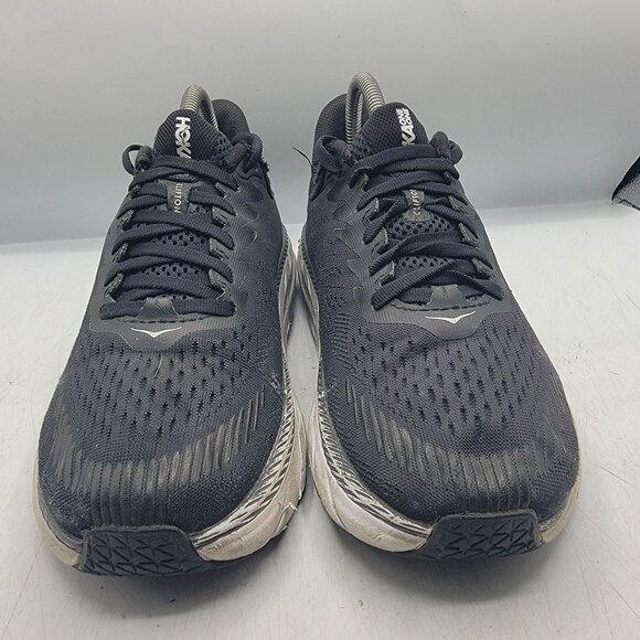 Hoka One One Clifton 7 Womens 7.5 D Wide Black Athletic Shoes Walking Outdoors - Picture 2 of 13